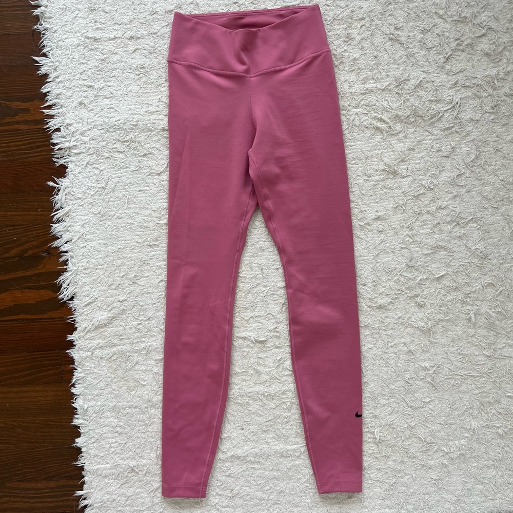 Nike rose pink leggings XS
